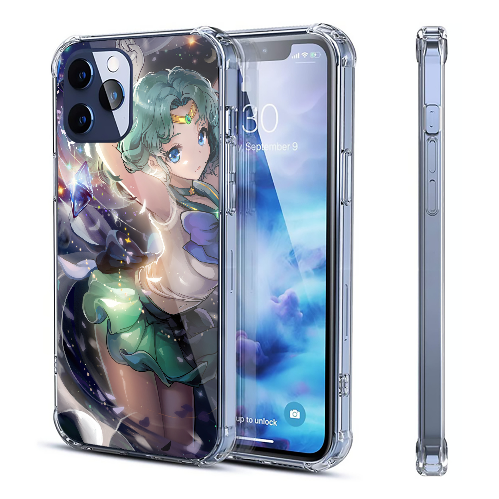 （画像用） 美少女戦士セーラームーン Sailor Moon 【iPhone 12シリーズ対応】透明スマホケース（クリアソフトケース）